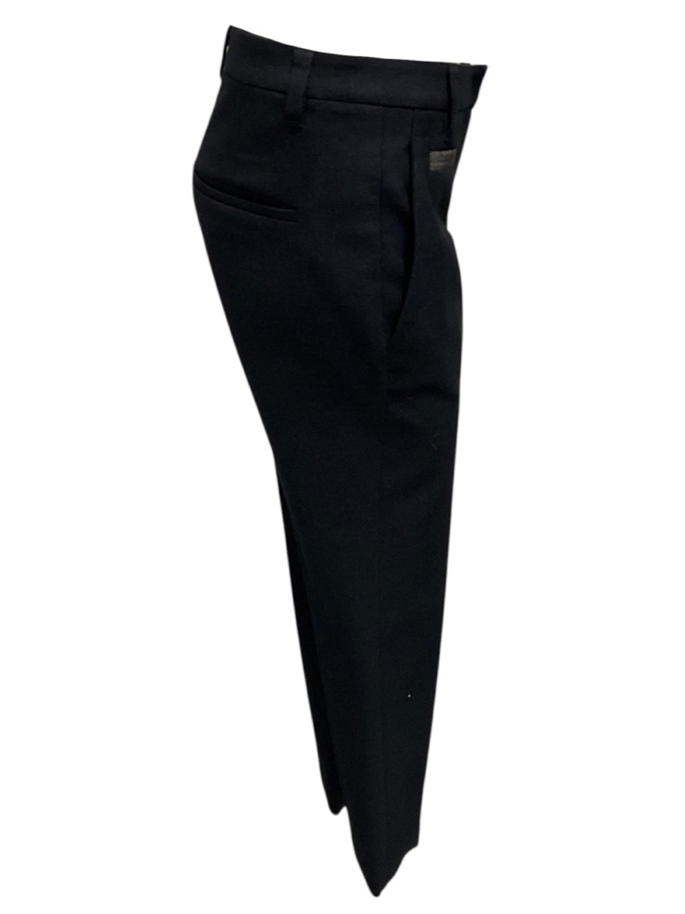 BRUNELLO CUCINELLI NAVY BLUE WOOL TROUSERS WITH MONILI - Picture 2 of 5